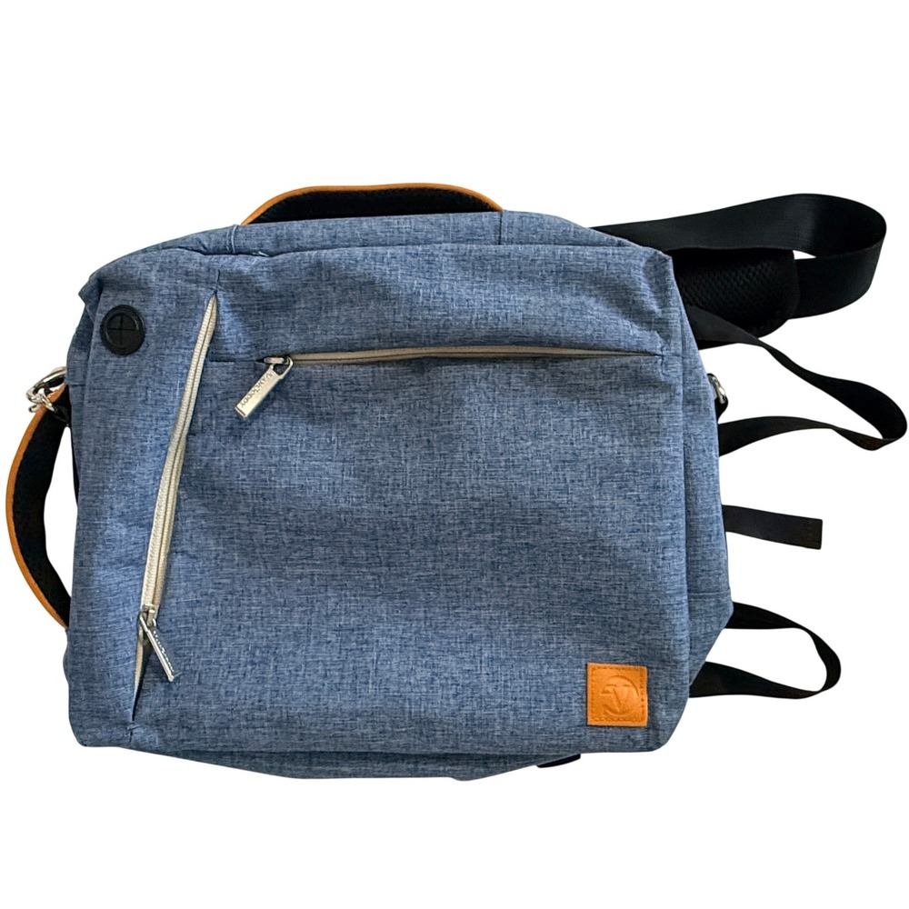 VanGoddy Backpack‎ Unisex OS Blue Messenger Laptop Bag Convertible Travel Hybrid